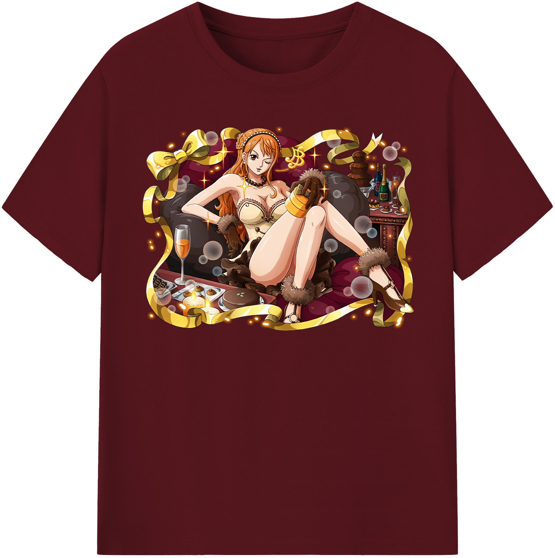 ワンピース ナミ ONE PIECE Nami 綿100％半袖Tシャツ（フロントプリント）